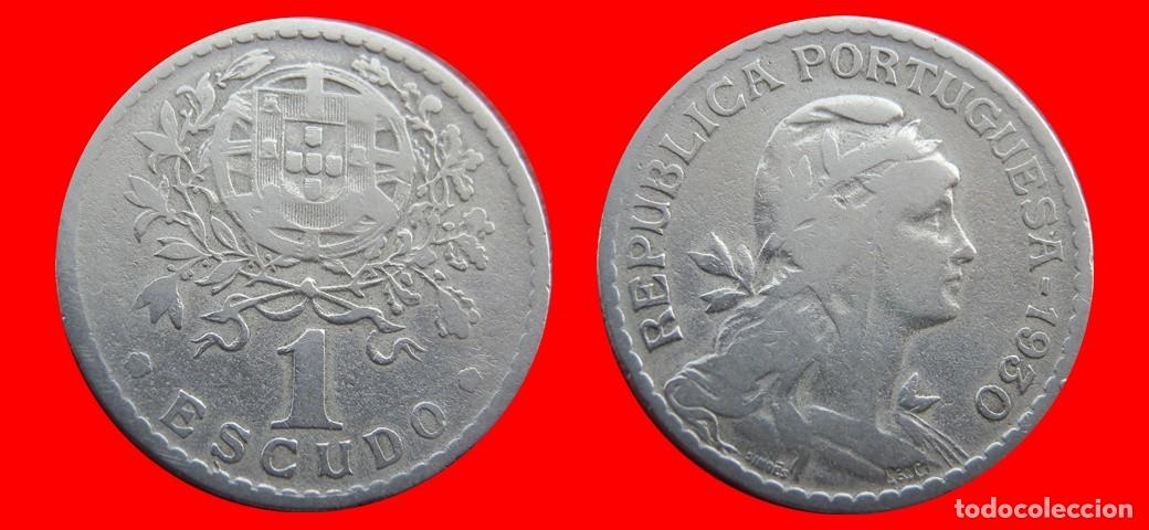 Monedas antiguas de Europa: 1 ESCUDO 1930 PORTUGAL-151114
