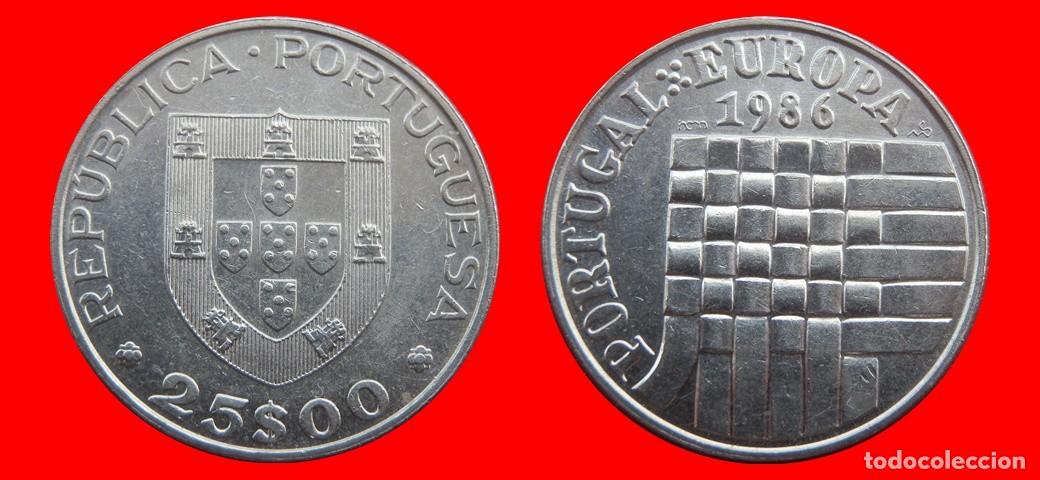Monedas antiguas de Europa: 25 ESCUDOS 1986 PORTUGAL-151130