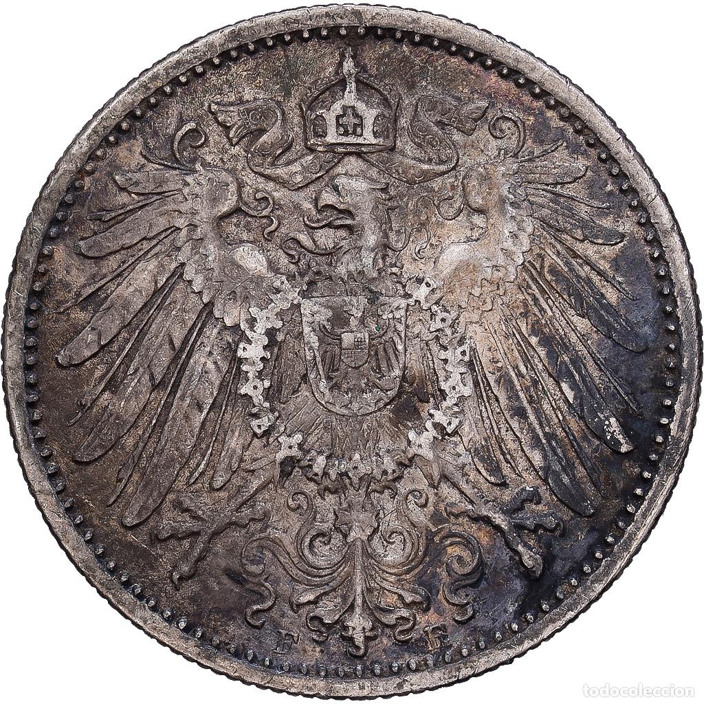 Monedas antiguas de Europa: [#1167839] ALEMANIA - IMPERIO, Wilhelm II, Mark, 1902, Stuttgart, Plata, BC+, KM:14