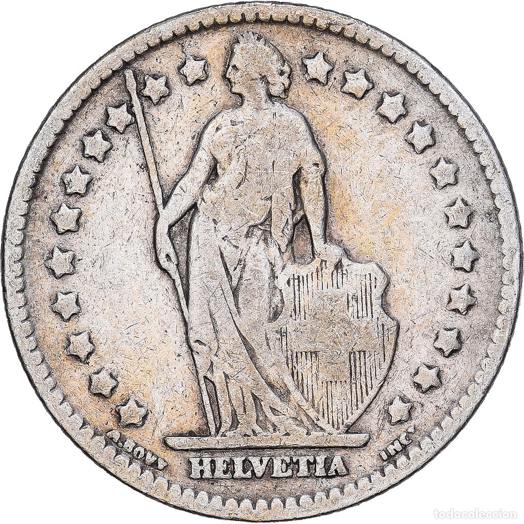 Monedas antiguas de Europa: [#1167859] Suiza, Franc, Helvetia, 1910, Bern, Plata, BC+, KM:29a