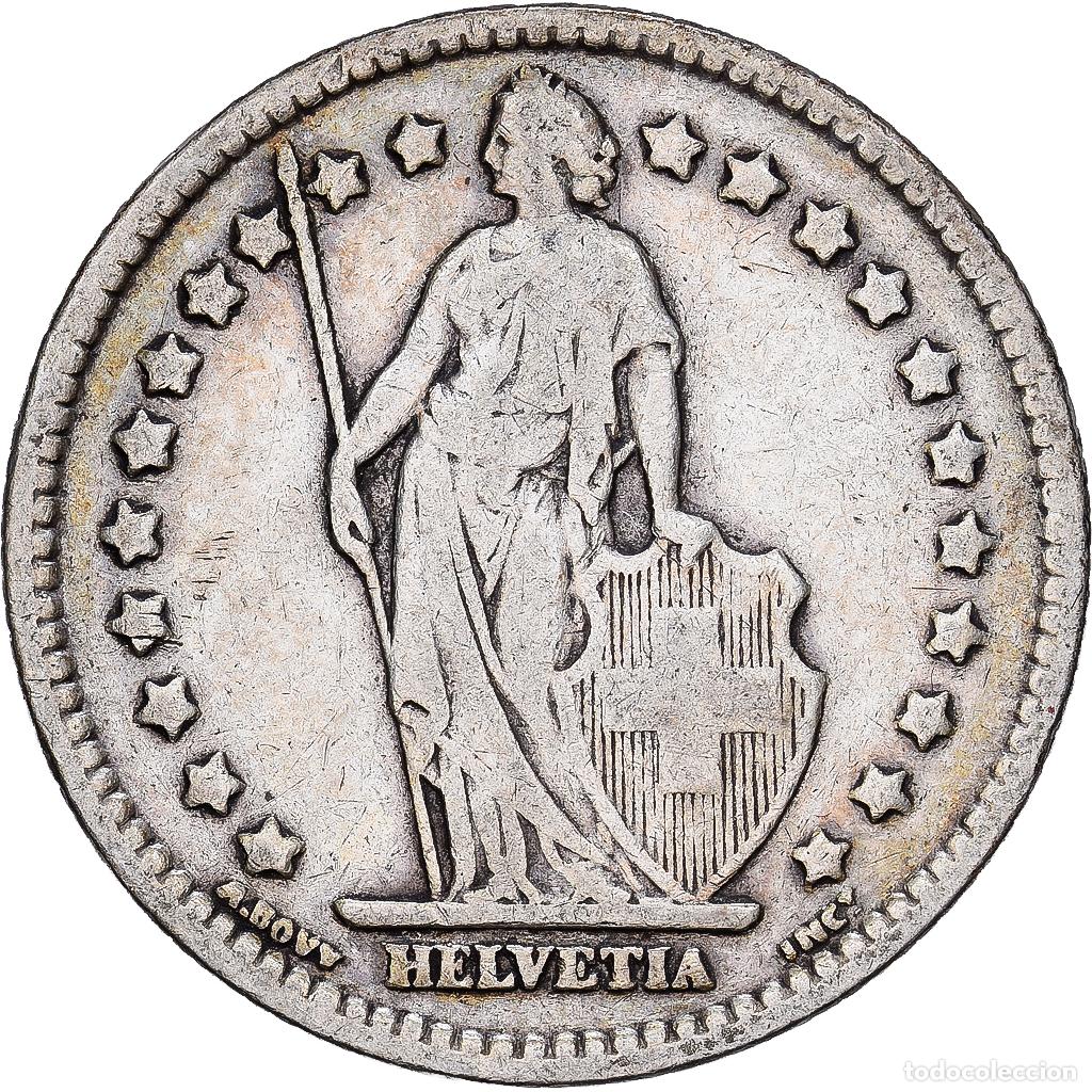 Monedas antiguas de Europa: [#1167860] Suiza, Franc, Helvetia, 1911, Bern, Plata, BC+, KM:29a