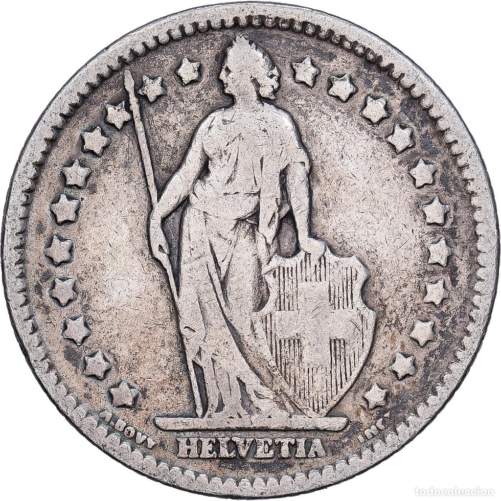 Monedas antiguas de Europa: [#1167862] Suiza, Franc, Helvetia, 1914, Bern, Plata, BC+, KM:29a