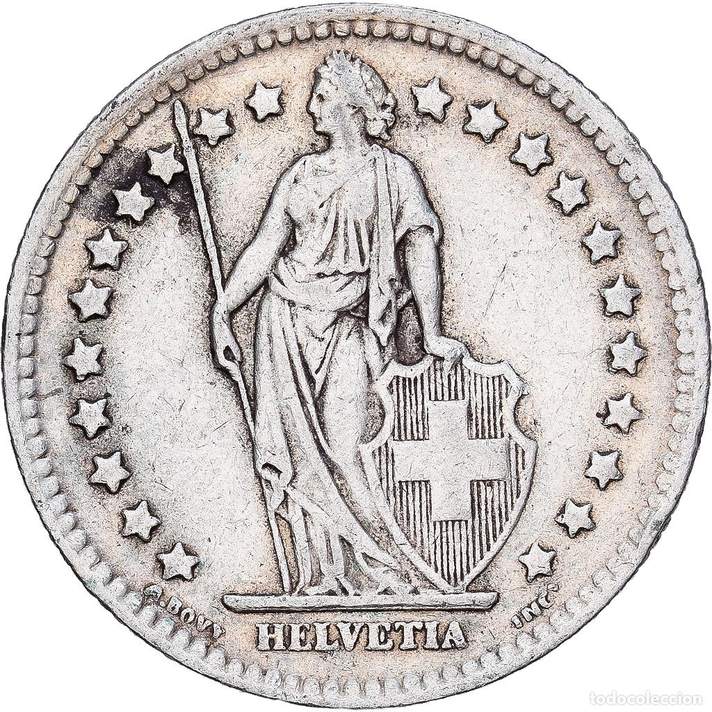 Monedas antiguas de Europa: [#1167872] Suiza, Franc, 1944, Bern, Plata, BC+, KM:24