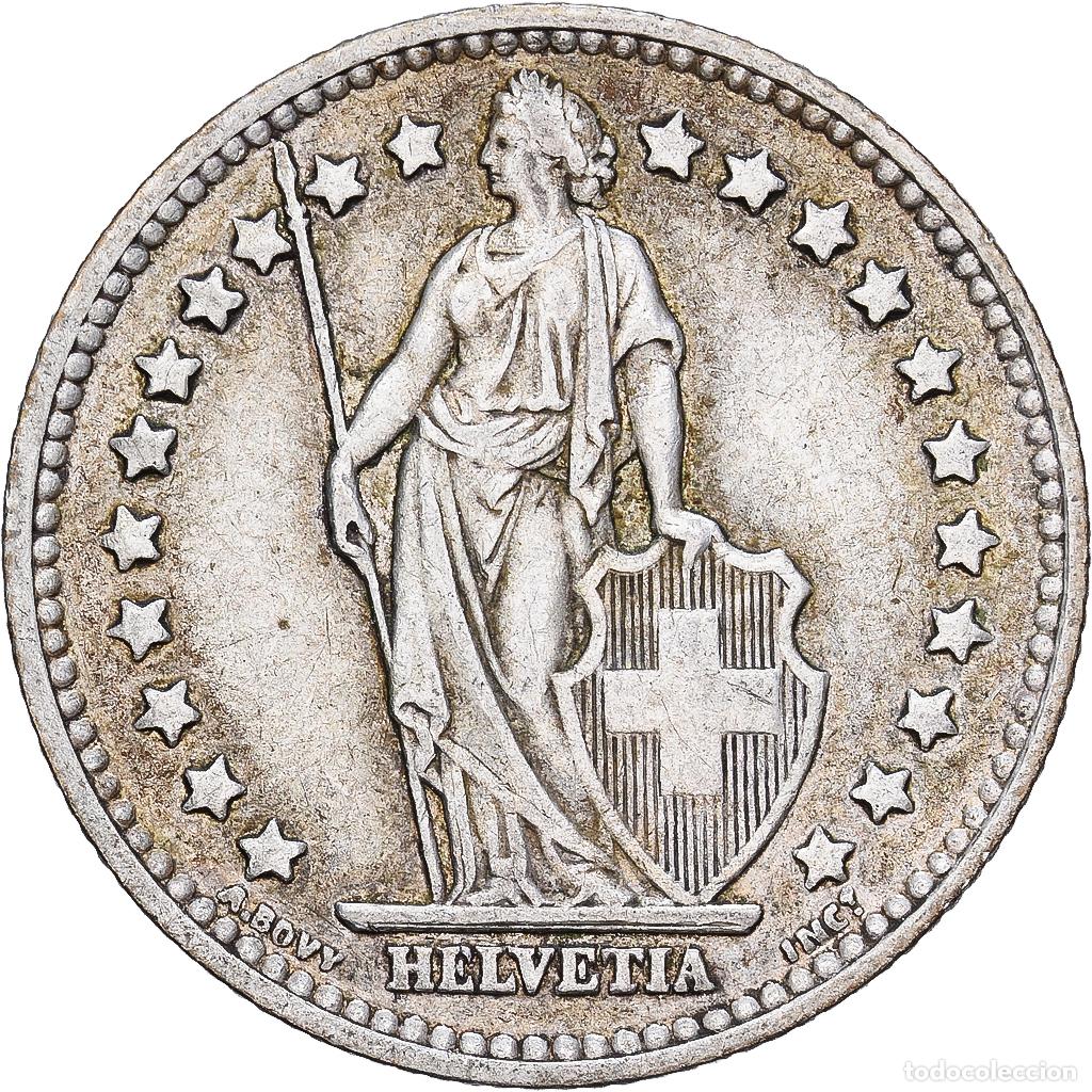 Monedas antiguas de Europa: [#1167876] Suiza, Franc, 1956, Bern, Plata, MBC, KM:24