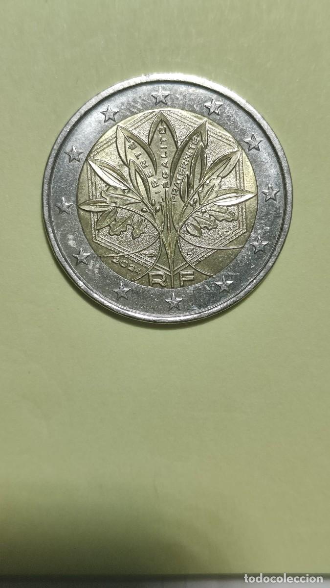 Monedas antiguas de Europa: Moneda 2 Euros circulada FRANCIA 2024
