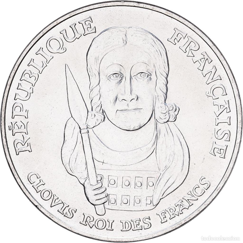 Monedas antiguas de Europa: [#1167905] Francia, 100 Francs, Clovis, 1996, Paris, Plata, EBC+, Gadoury:953, Le