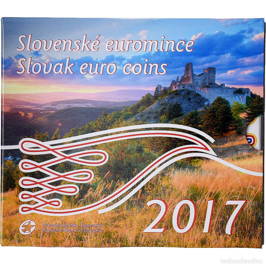 Monedas antiguas de Europa: [#1545352] Eslovaquia, Coffret 1c. &agrave; 2&euro;, s&eacute;rie FDC, 2017, Kremnica, Sin informaci&oacute;n