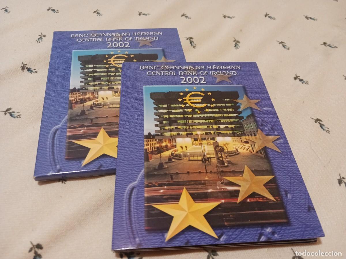 Monedas antiguas de Europa: Irlanda a&ntilde;o 2002 cartera 8 monedas 1 c&eacute;ntimo a 2 euros &euro;
