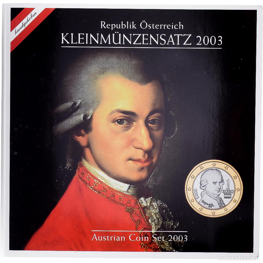 Monedas antiguas de Europa: [#1545379] Austria, Set 1 ct. - 2 Euro, Mozart, s&eacute;rie FDC, 2003, Vienne, Sin informaci&oacute;n