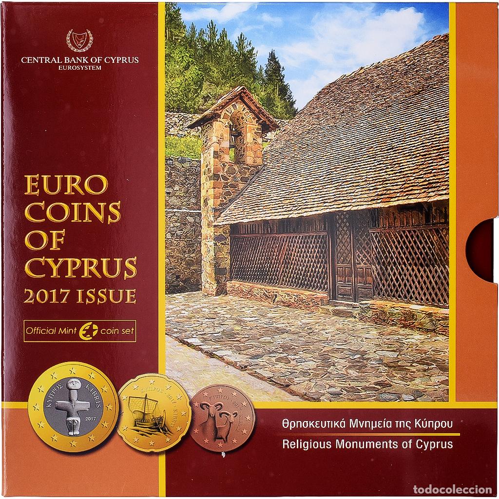 Monedas antiguas de Europa: [#1545387] Chipre, Set 1 ct. - 2 Euro, Religious monuments, s&eacute;rie FDC, 2017, Athens, Sin