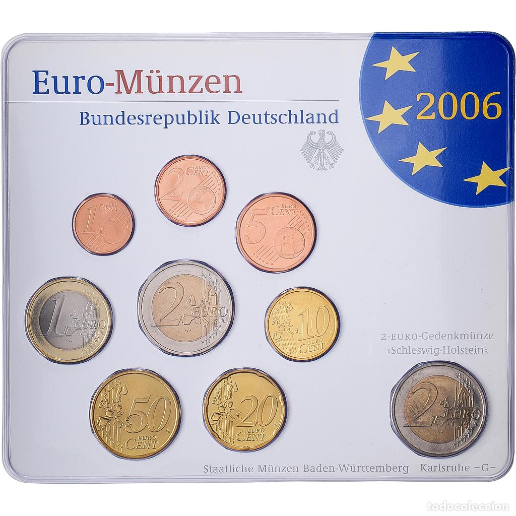 Monedas antiguas de Europa: [#1545396] Alemania, Set 1 ct. - 2 Euro, S&eacute;rie BU, 2006, Karlsruhe, Sin informaci&oacute;n, FDC