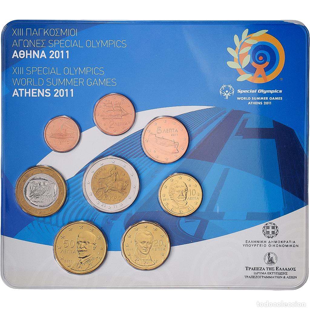 Monedas antiguas de Europa: [#1545405] Grecia, Set 1 ct. - 2 Euro, XIIIth Special Olympics, S&eacute;rie BU, 2011, Athens