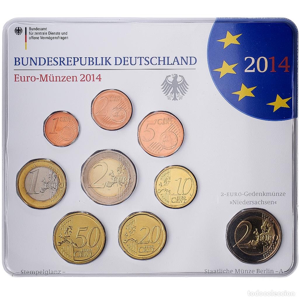Monedas antiguas de Europa: [#1545398] Alemania, Set 1 ct. - 2 Euro + 2&euro;, Niedersachsen, S&eacute;rie BU, 2014, Berlin, Sin