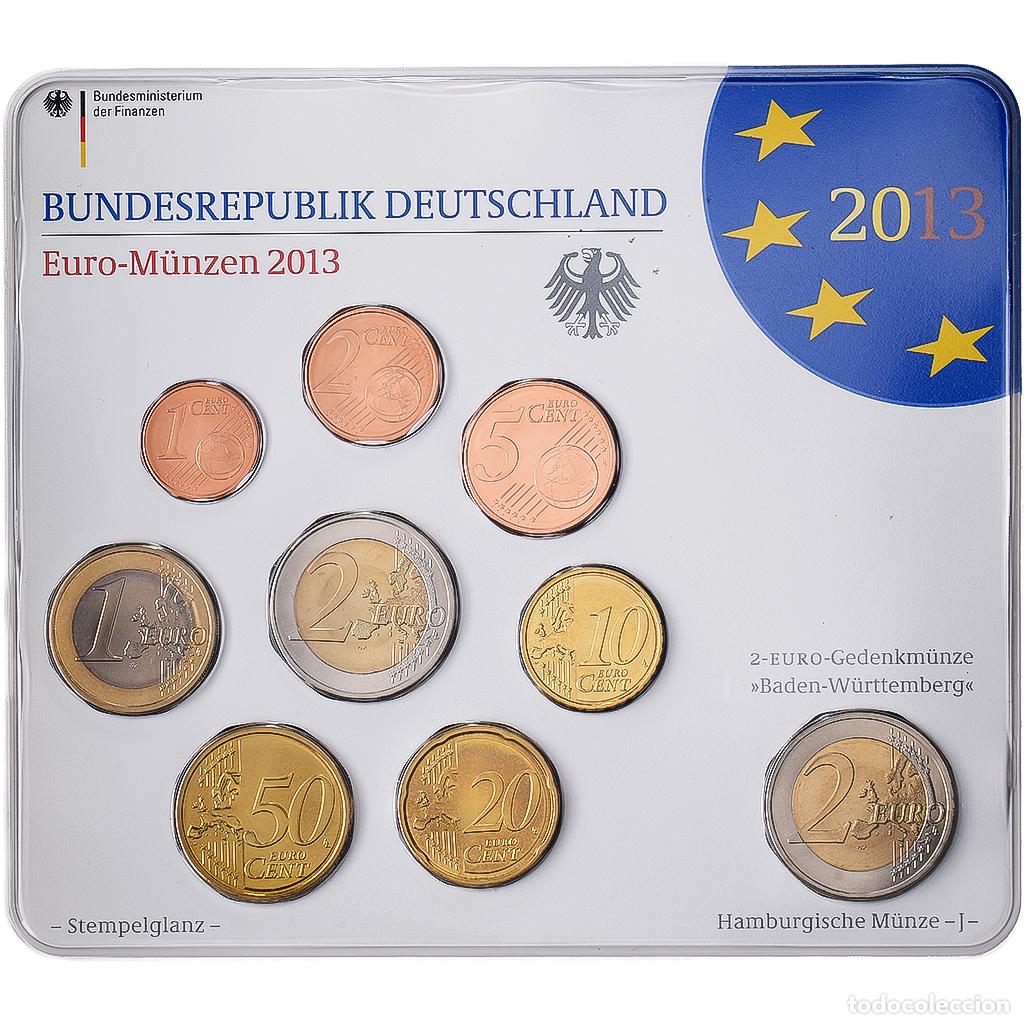 Monedas antiguas de Europa: [#1545404] Alemania, Set 1 ct. - 2 Euro + 2&euro;, Baden-W&uuml;rttemberg, S&eacute;rie BU, 2013