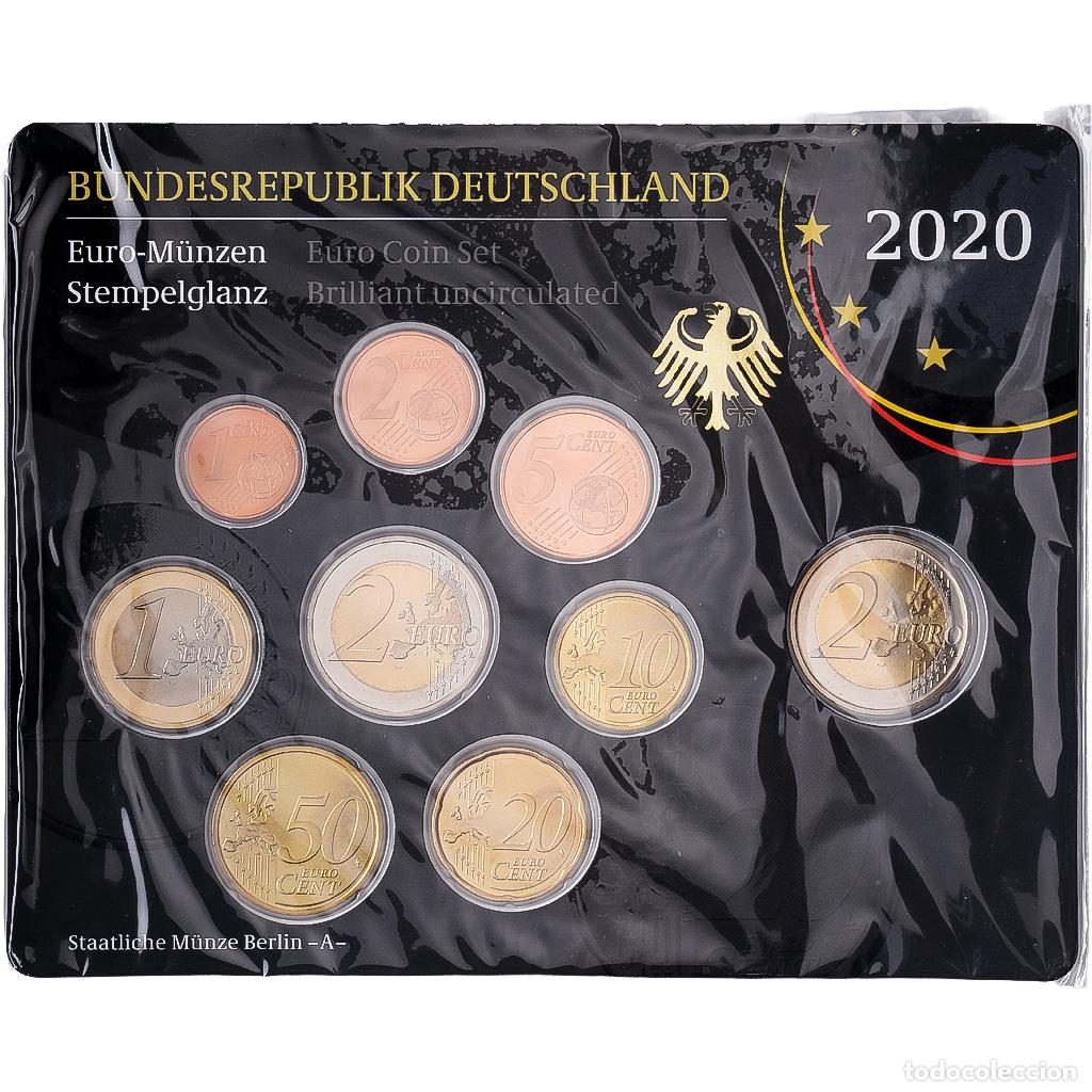 Monedas antiguas de Europa: [#1545408] Alemania, Set 1 ct. - 2 Euro + 2&euro;, Brandenbourg, S&eacute;rie BU, 2020, Berlin, Sin