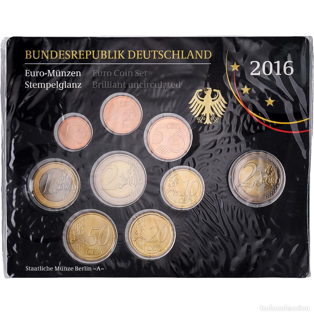Monedas antiguas de Europa: [#1545411] Alemania, Set 1 ct. - 2 Euro + 2&euro;, Sachsen, S&eacute;rie BU, 2016, Berlin, Sin