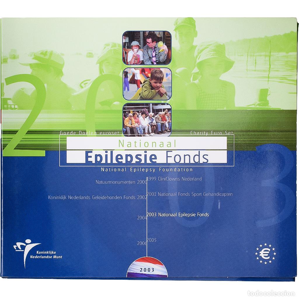 Monedas antiguas de Europa: [#1545412] Pa&iacute;ses Bajos, Set 1 ct. - 2 Euro, Epilepsie fonds, s&eacute;rie FDC, 2003, Utrecht