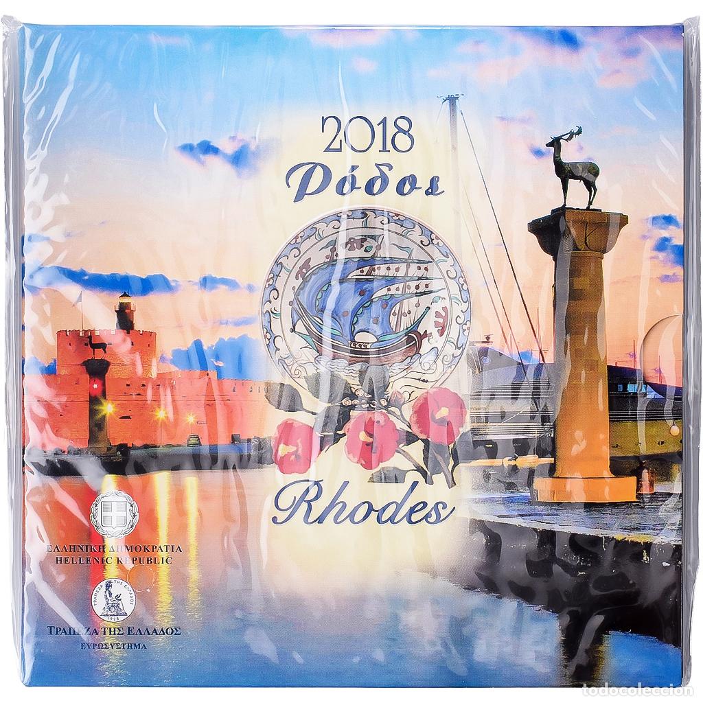Monedas antiguas de Europa: [#1545421] Grecia, Set 1 ct. - 2 Euro, Rhodes, S&eacute;rie BU, 2018, Athens, Sin informaci&oacute;n