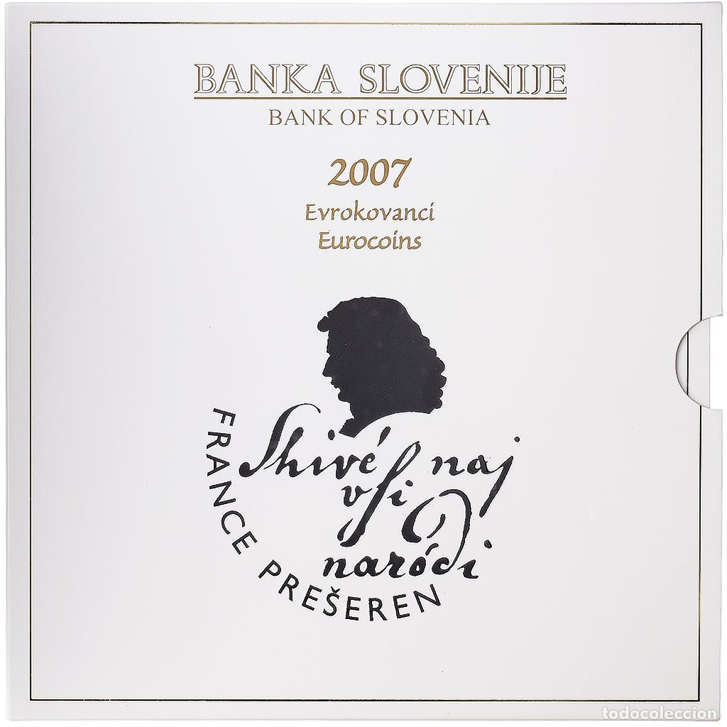 Monedas antiguas de Europa: [#1545430] Eslovenia, Set 1 ct. - 2 Euro, France Pre&scaron;eren, S&eacute;rie BU, 2007, Mint of