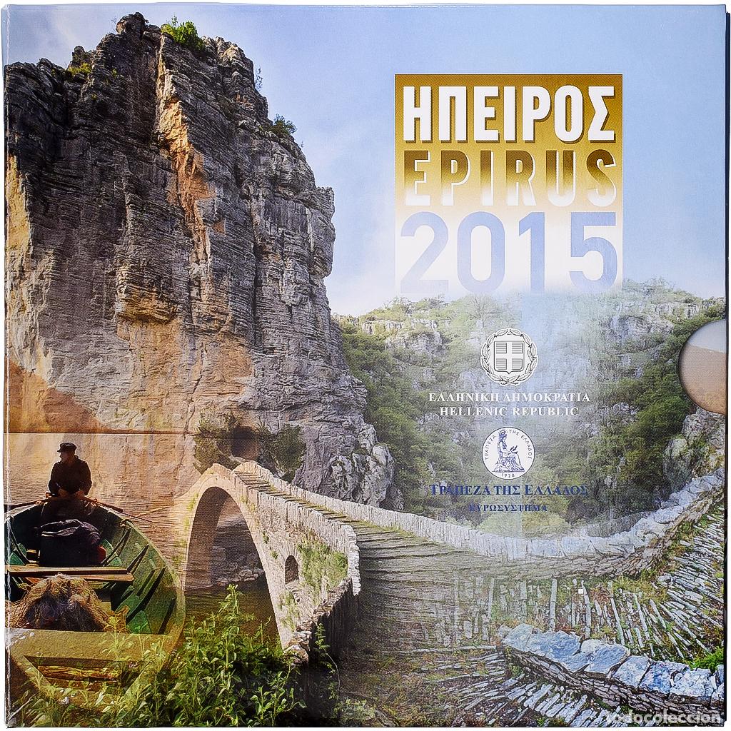 Monedas antiguas de Europa: [#1545424] Grecia, Set 1 ct. - 2 Euro, Epirus, S&eacute;rie BU, 2015, Athens, Sin informaci&oacute;n