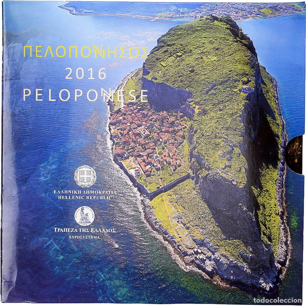 Monedas antiguas de Europa: [#1545423] Grecia, Set 1 ct. - 2 Euro, Pelopponnese, S&eacute;rie BU, 2016, Athens, Sin