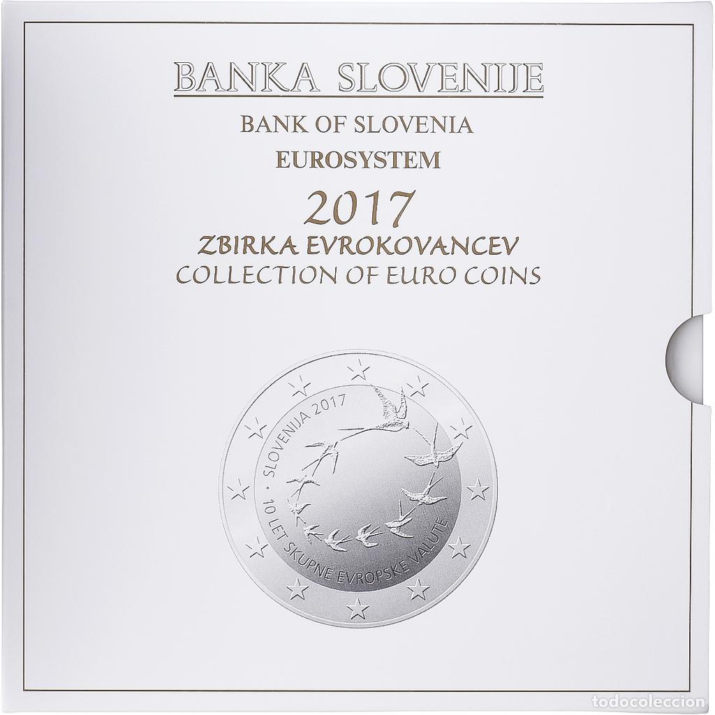 Monedas antiguas de Europa: [#1545432] Eslovenia, Set 1 ct. - 2 Euro + 3 Euro, 10th Anniversary of the Euros in