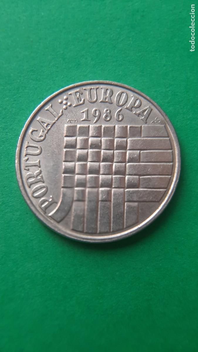 Monedas antiguas de Europa: (PORTUGAL)(1986)(CUPRONIQUEL) 25 ESCUDOS CONMEMORATIVOS ADMISI&Oacute;N MERCADO COM&Uacute;N EUROPEO
