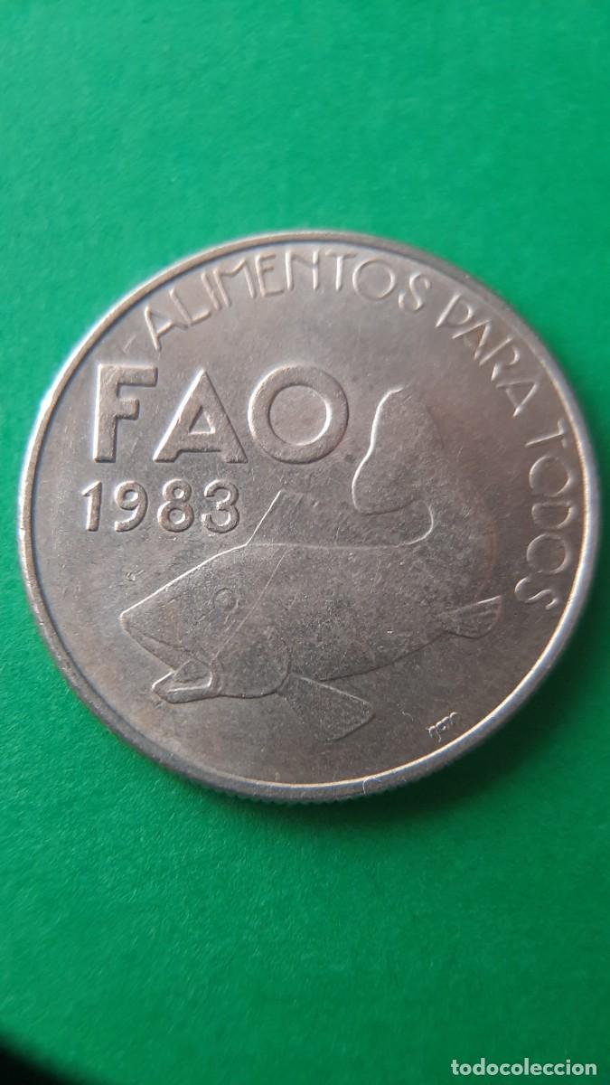 Monedas antiguas de Europa: (PORTUGAL)(1983)(CUPRONIQUEL) 25 ESCUDOS CONMEMORATIVOS (FAO) ALIMENTOS PARA TODOS