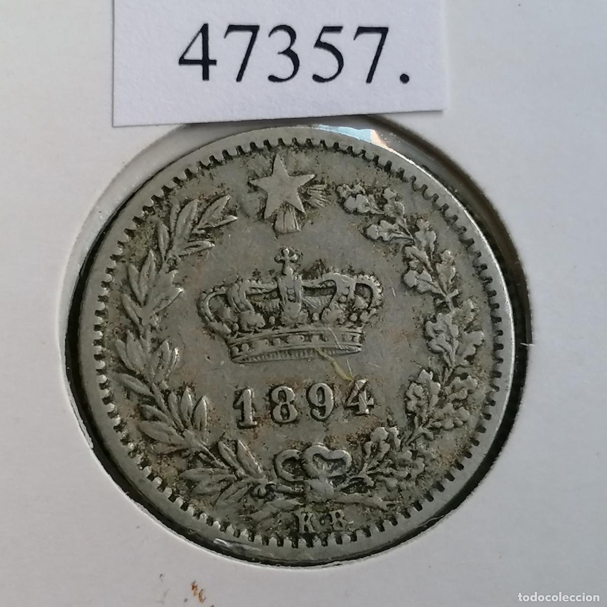 Monedas antiguas de Europa: Reino de Italia, 20 Centesimi 1894 KB (Berlin), Humberto I