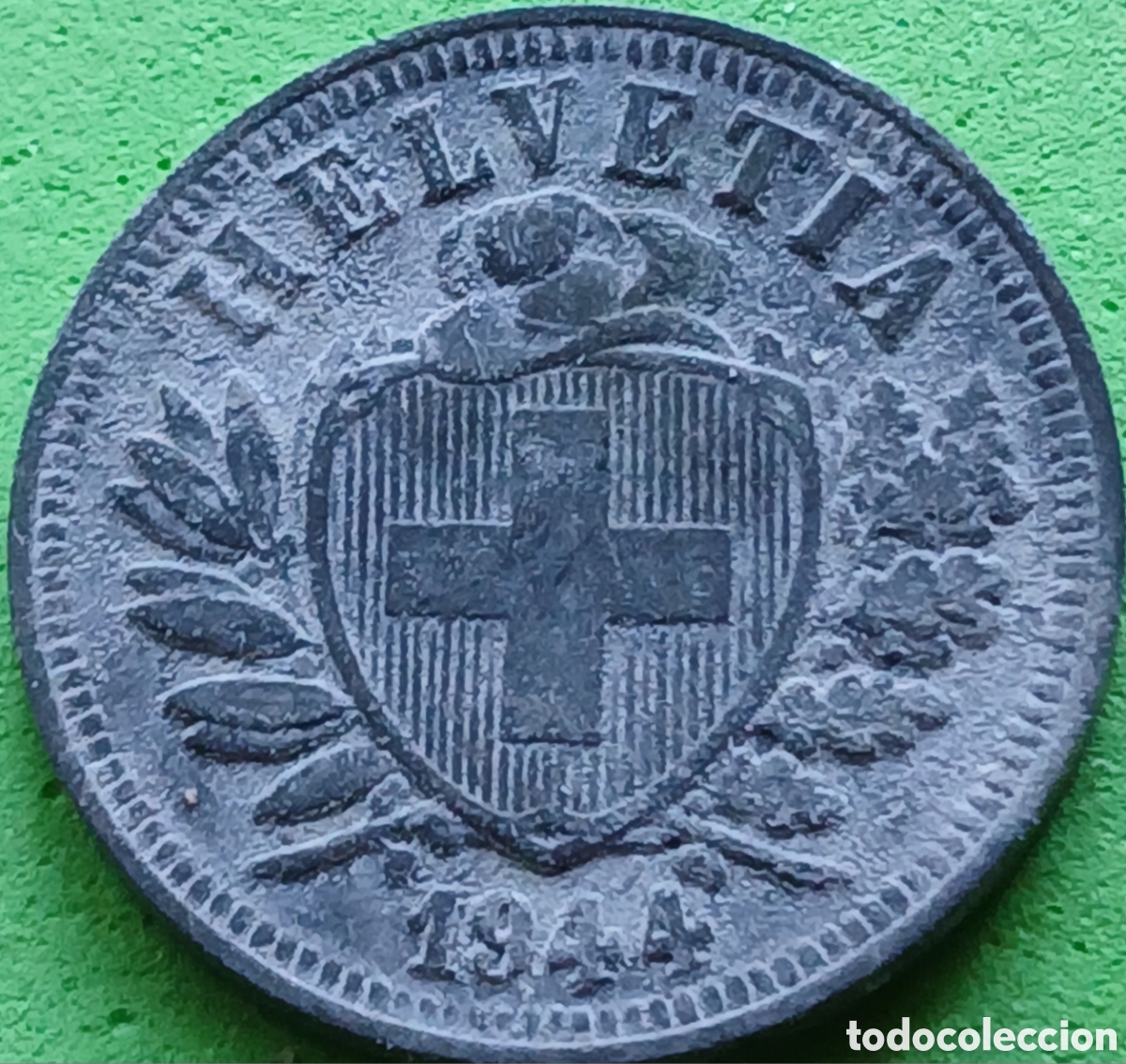 Monedas antiguas de Europa: Suiza 2 c&eacute;ntimos 1944 km#4.2b
