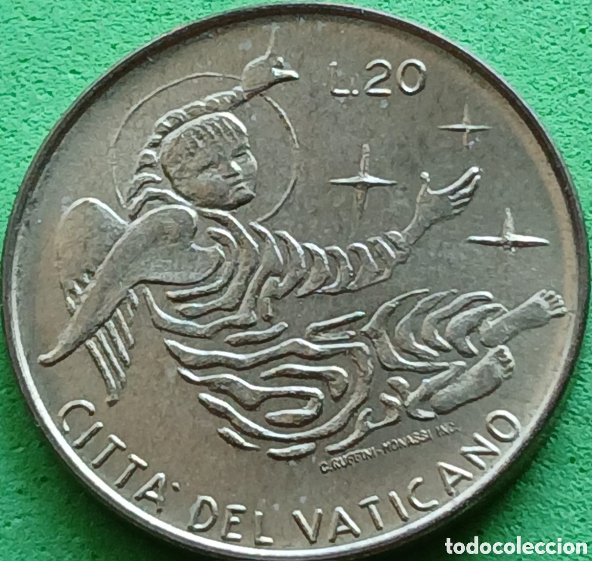 Monedas antiguas de Europa: Ciudad del Vaticano 20 liras 1969 km#112