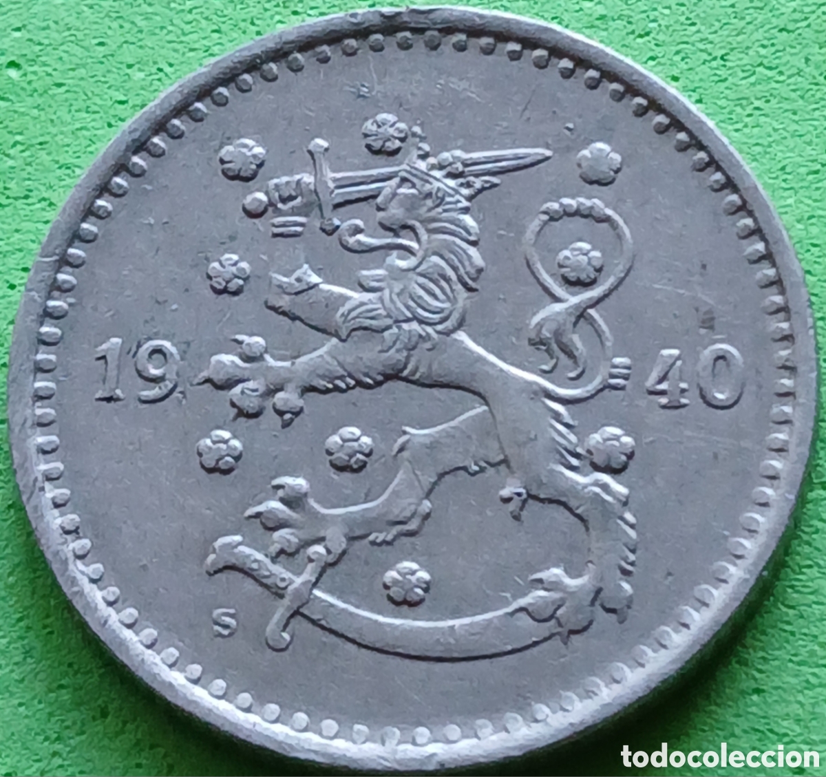 Monedas antiguas de Europa: Finlandia 1 marco 1940 km#30