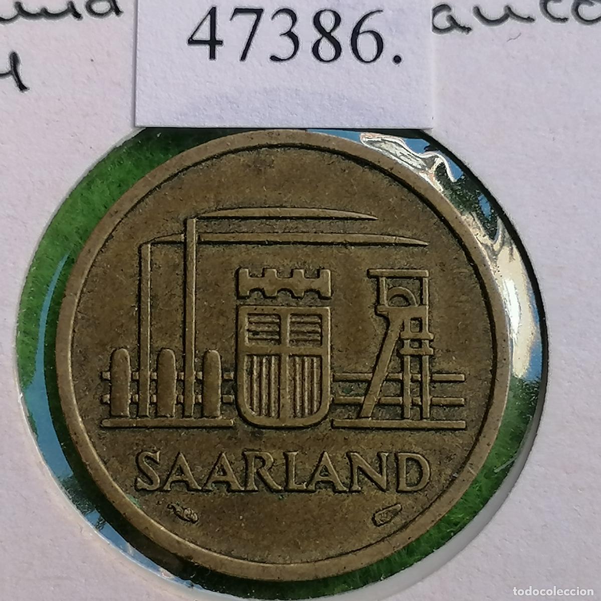 Monedas antiguas de Europa: Alemania Sarre (Saarland) 20 franken 1954, Ocupacion Francesa, francos