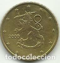 Monedas antiguas de Europa: FINLANDIA - 50 CENTIMOS DE EURO - 2000 - LATON - FOTOS