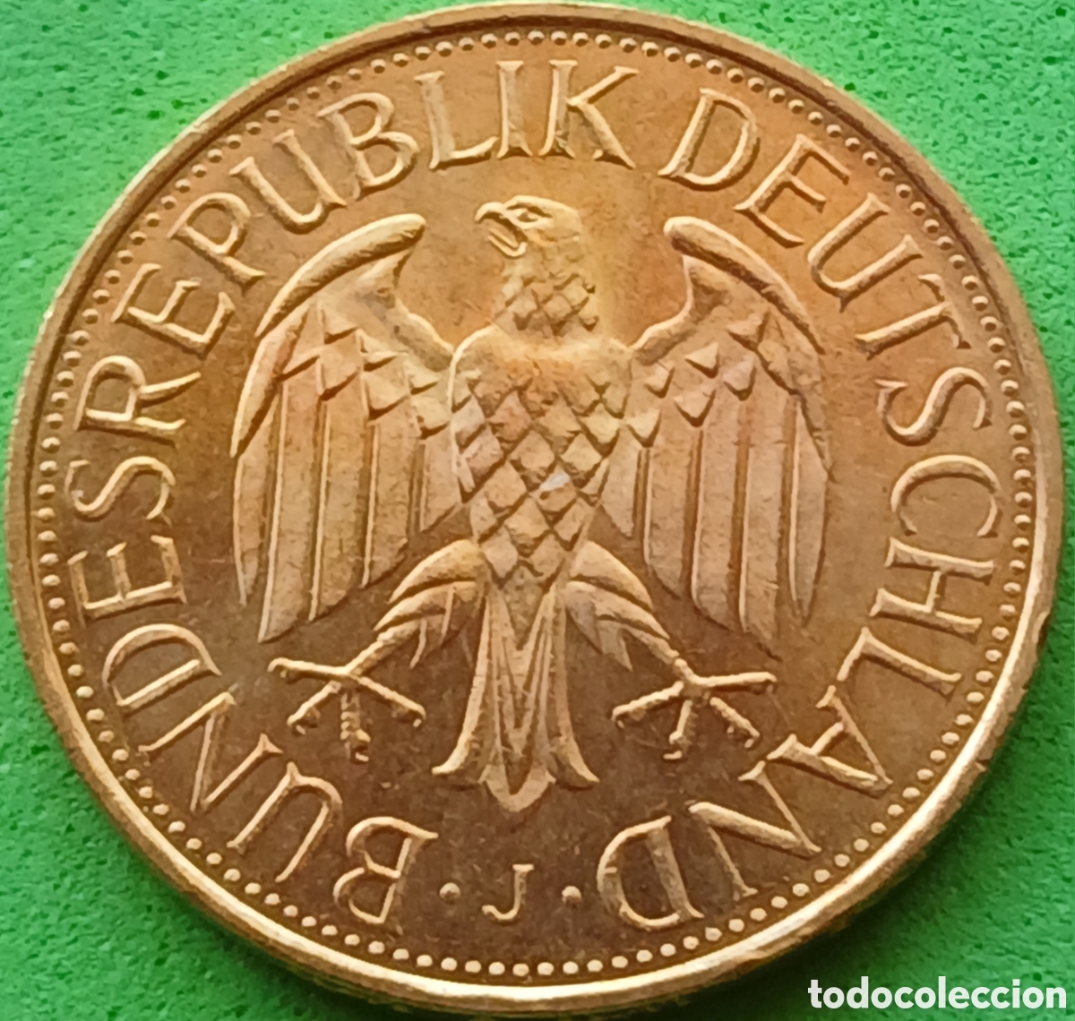 Monedas antiguas de Europa: Alemania Occidental 1 marco 1989 J km#110