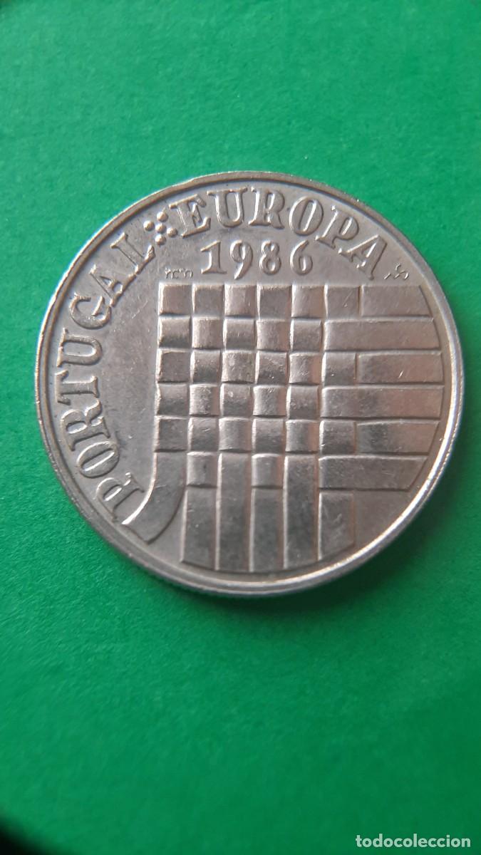 Monedas antiguas de Europa: (PORTUGAL)(1986)(CUPRONIQUEL) 25 ESCUDOS CONMEMORATIVOS DE LA ADMISI&Oacute;N AL MERCADO COM&Uacute;N EUROPEO