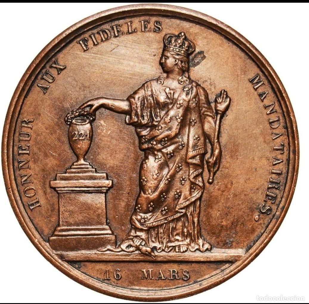 Monedas antiguas de Europa: Medalla francesa &rdquo;Aux &Eacute;lecteurs Constitutionnels&rdquo; 1830. Carlos X
