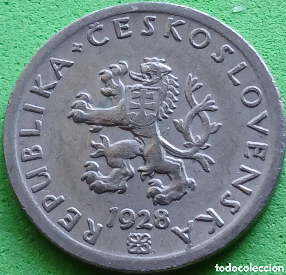 Monedas antiguas de Europa: Checoslovaquia 20 hellers 1928 km#1