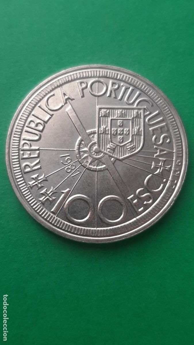 Monedas antiguas de Europa: (PORTUGAL)(1987)(CUPRONIQUEL) 100 ESCUDOS CONMEMORATIVOS DIOGO CAO