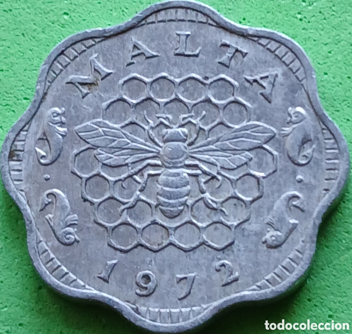 Monedas antiguas de Europa: Malta 3 mils 1972 km#6