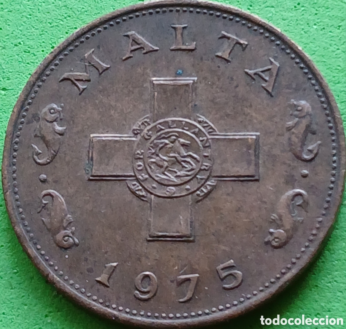 Monedas antiguas de Europa: Malta 1 cent 1975 km#8