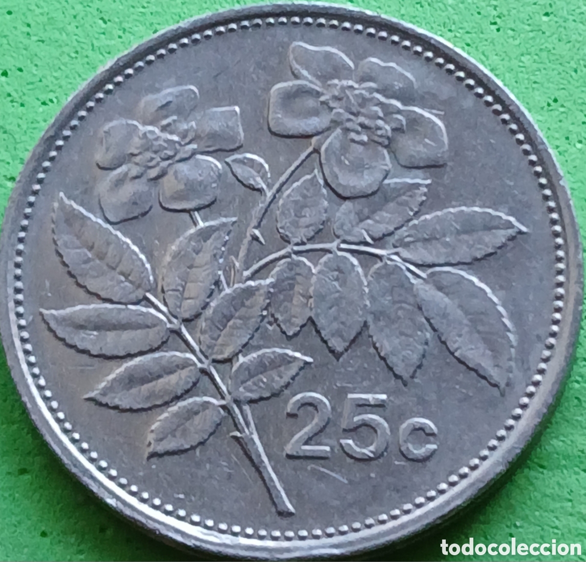 Monedas antiguas de Europa: Malta 25 cents 1986 km#80