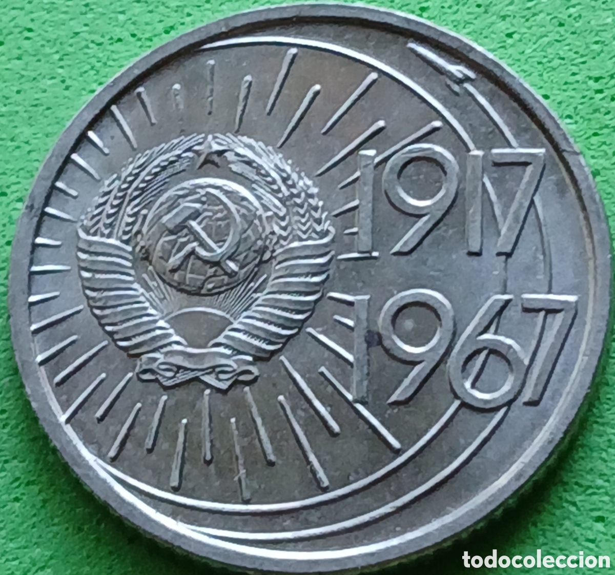 Monedas antiguas de Europa: Rusia 10 kopeks 1967 Y#136 Revoluci&oacute;n