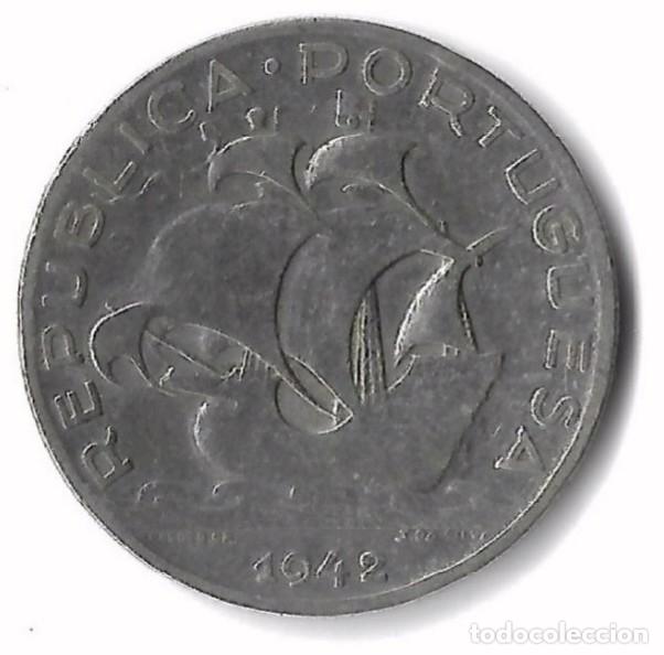 Monedas antiguas de Europa: 5.00 Escudos 1932 F/BC/BC KM#581 N#4262 Moneda de Plata Portuguesa