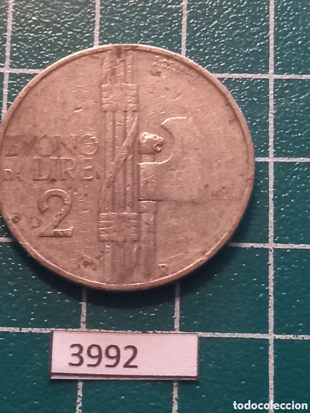 Monedas antiguas de Europa: Italia dos liras 1924
