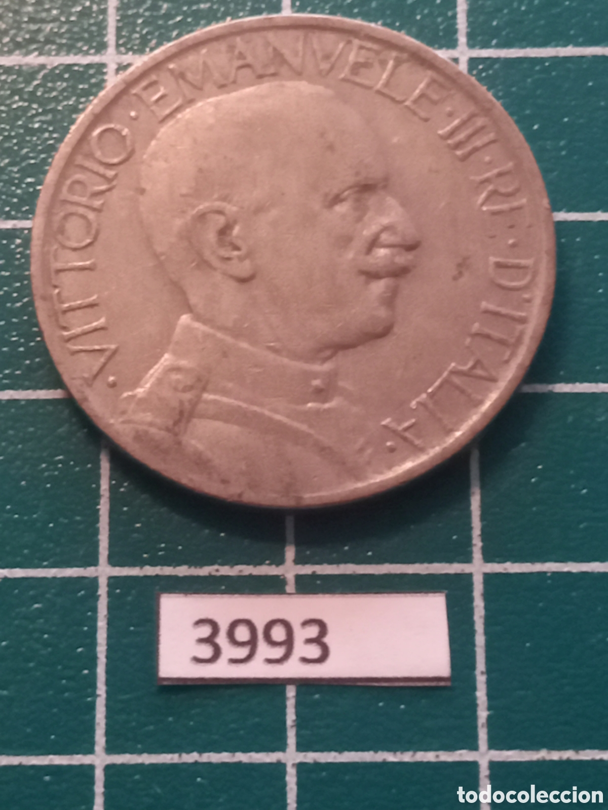 Monedas antiguas de Europa: Italia dos liras 1925 - Foto 2