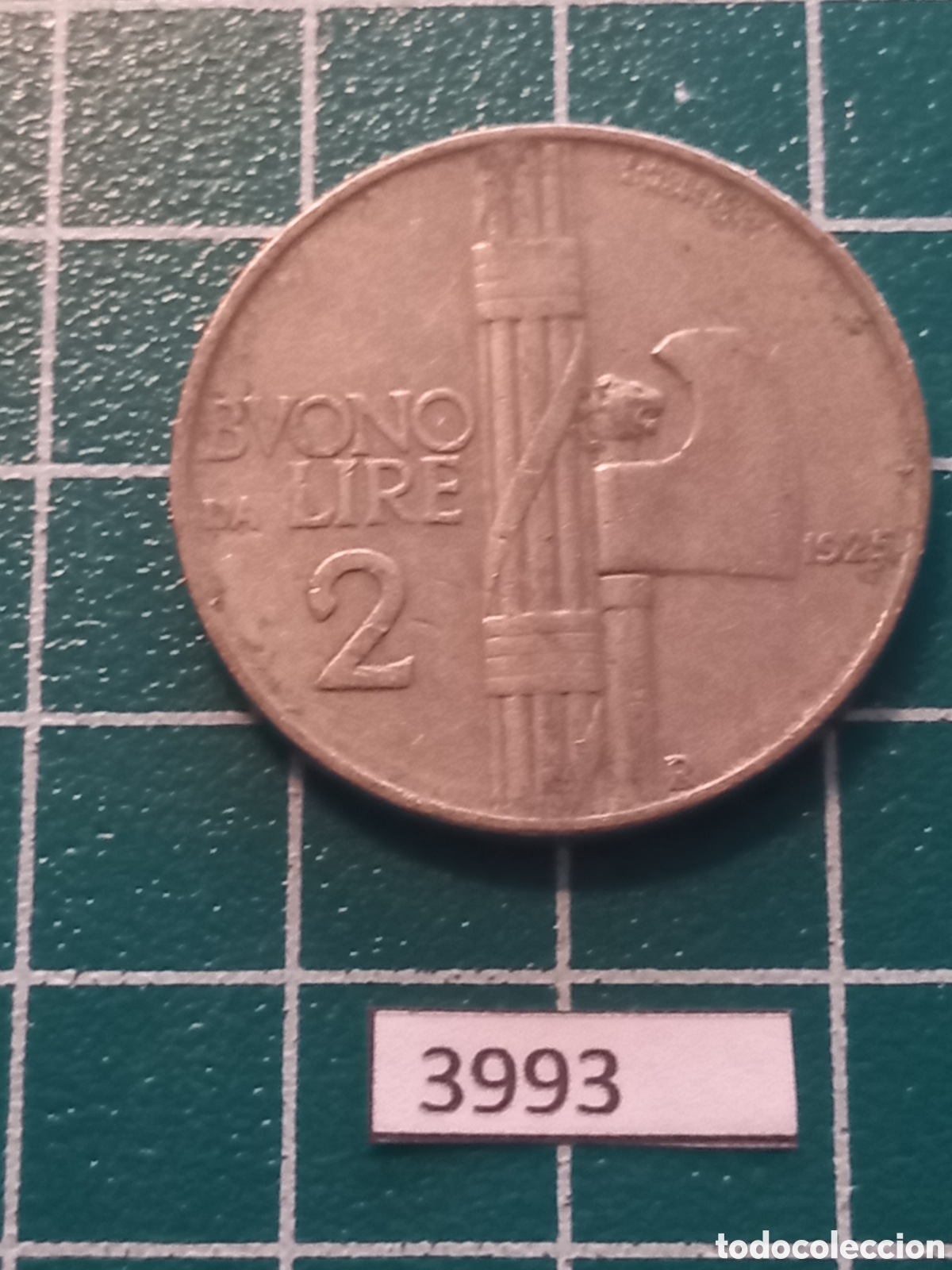 Monedas antiguas de Europa: Italia dos liras 1925