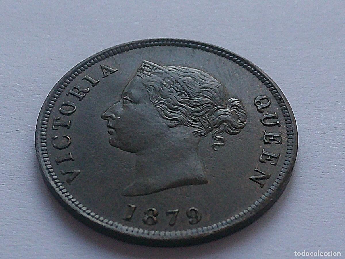 Moedas antigas da Europa: 101SAX12 Cyprus 1879 half piastre.