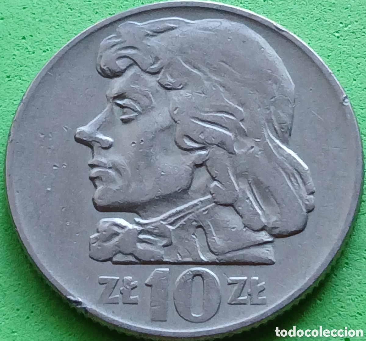 Monedas antiguas de Europa: Polonia 10 zlotych 1960 Y#50