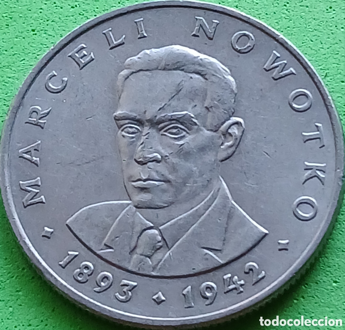 Monedas antiguas de Europa: Polonia 20 zlotych 1976 Y#69 sin marca de ceca